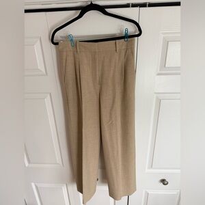 Wilfred Tan Wide Leg Pants